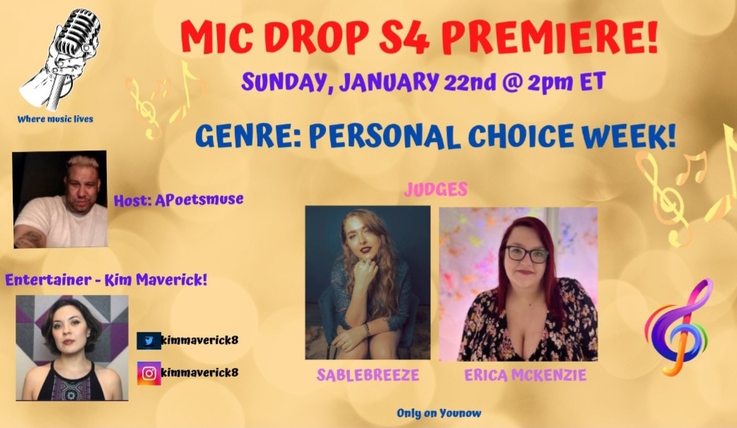 Lisa5mtl's tweet photo. 🎤 It's finally here!! Come by tomorrow &amp; enjoy our season opener! 
@apoetsmuse @EricaHumblee @MwMediaYounow @SableBreeze @thebryanempire @kimmaverick8 @YouNow https://t.co/9GgPFFcACg