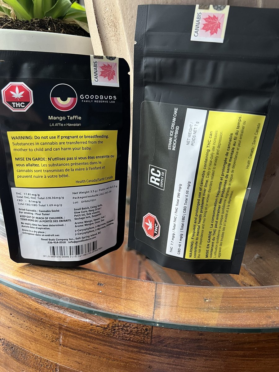 Mango taffie from <a href="/GOODBUDSORGANIC/">GOOD BUDS</a> is back also finally trying <a href="/RoyalCannabisTO/">Royal Cannabis Supply Company</a> ICC grabbed this from <a href="/TheWoodsCanna/">The Woods Cannabis</a> <a href="/ONCannabisStore/">Ontario Cannabis Store</a>
