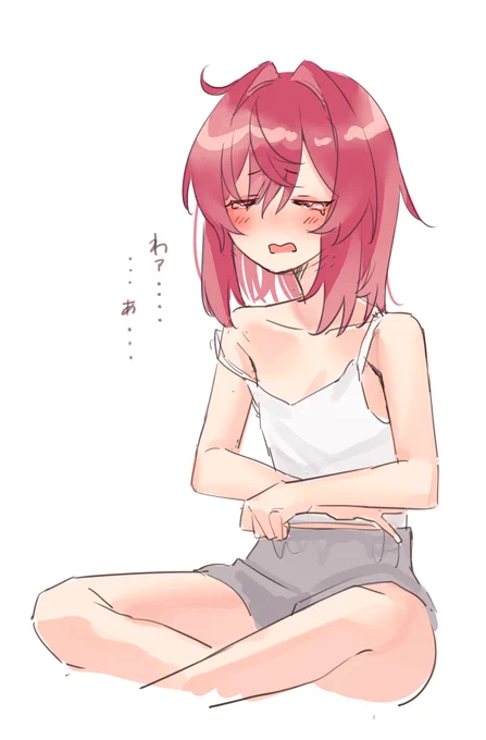 ………泣いちゃった #絵ンジュ  