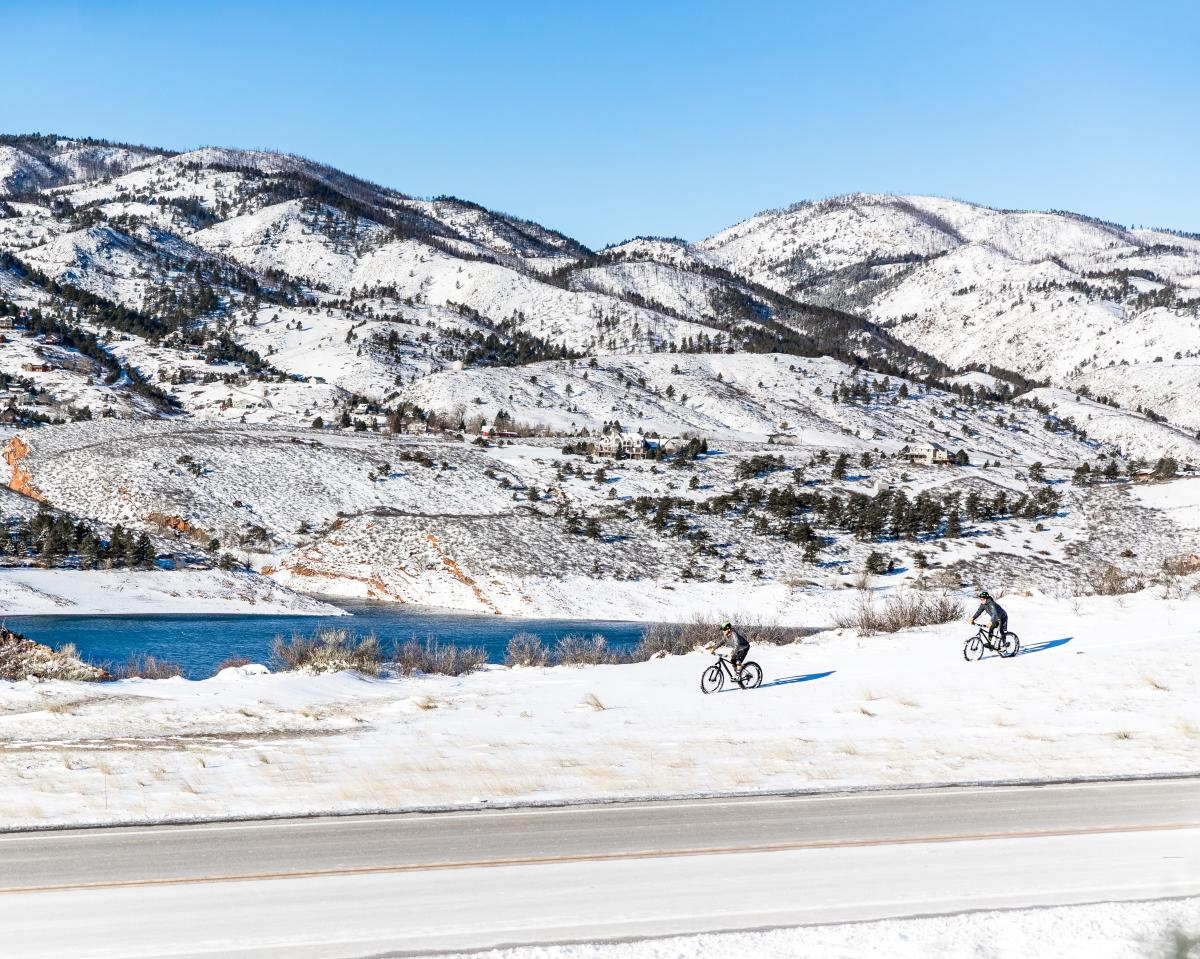Fat Biking & Snowshoeing at Horsetooth Mountain Open Space is alternative to SUP'n at Horsetooth in the winter! 🚴‍♂️ ❄️ 🏔️

📷 @visitftcollins

#whatssupco #nocosup #horsetoothres #thingstodoinfoco #visitfortcollins #fortcollins #supfitness