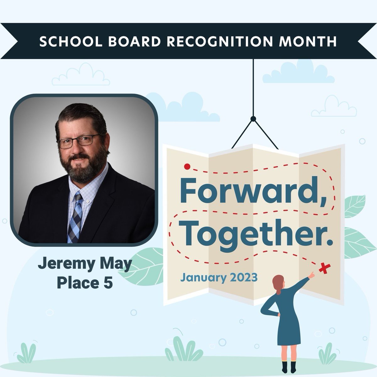 School Board Recognition Month is a time to honor school board members for all that they do for our schools and community. Today, we would like to recognize Board member, Jeremy May! 💚

#WeAreAzle #SchoolBoardMonth