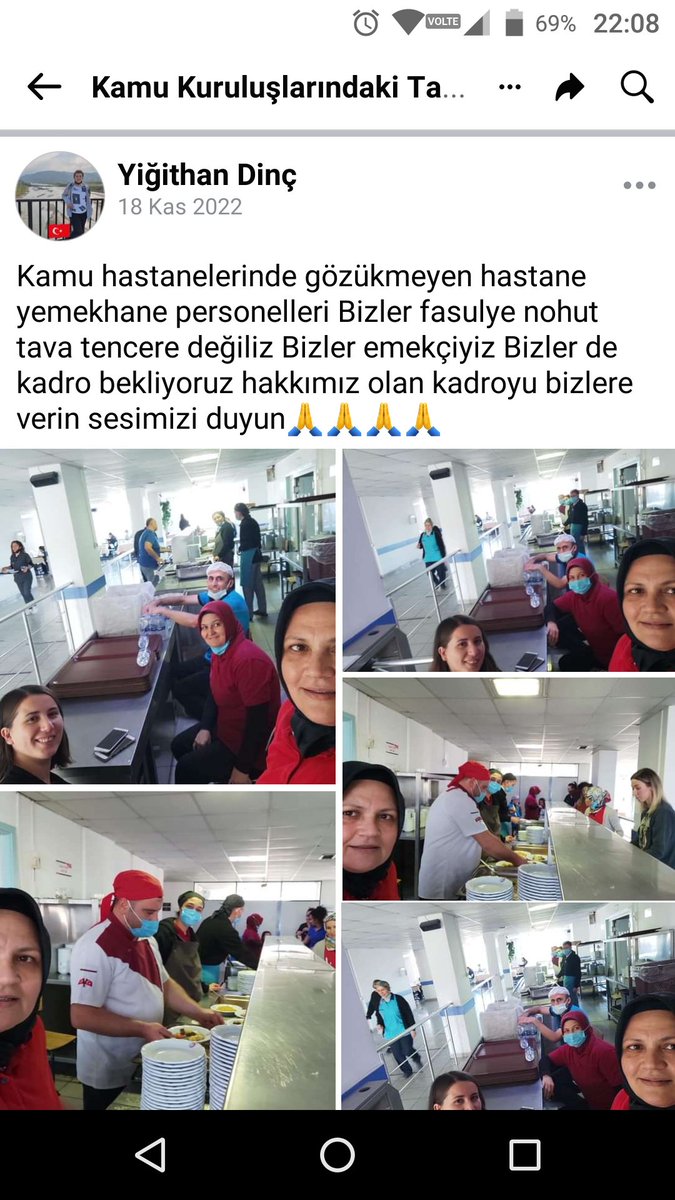 Taşeron yemekhane çalışanları ayrımsız şartsız kadro istiyoruz <a href="/vedatbilgn/">Vedat Bilgin</a> <a href="/dbdevletbahceli/">Devlet Bahçeli</a> <a href="/BY/">Binali Yıldırım</a> <a href="/hakiskonf/">HAKİŞ KONFEDERASYONU</a> <a href="/turkiskonf/">TÜRK-İŞ</a> <a href="/drfahrettinkoca/">Dr. Fahrettin Koca</a> <a href="/TarkanZengin/">Tarkan Zengin</a> <a href="/cevahirogluco/">CengizhanCEVAHİROĞLU</a> @Av_Burcu03 <a href="/rekar68/">Remzi Karataş 🇹🇷</a> <a href="/veliagbaba/">Veli Ağbaba</a> <a href="/avukatayhanerel/">Ayhan EREL</a> <a href="/RTErdogan/">Recep Tayyip Erdoğan</a>