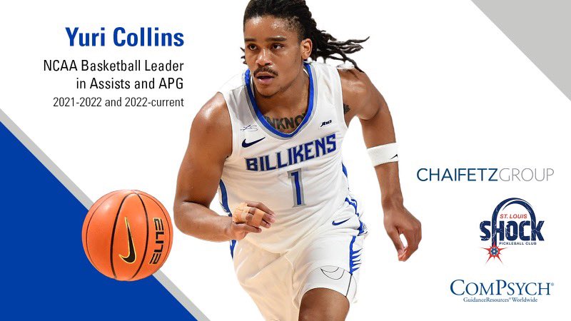 Yuri Collins (@smoovyc1) on Twitter photo I am excited to announce my newest partnership with the Chaifetz family of companies. As the nations assist leader, I am looking forward to repping <a href="/ChaifetzGroup/">Chaifetz Group</a> <a href="/stlshockmlp/">St. Louis Shock® | Major League Pickleball</a> and <a href="/ComPsych/">ComPsych Corporation</a> I am excited to announce my newest partnership with the Chaifetz family of companies. As the nations assist leader, I am looking forward to repping <a href="/ChaifetzGroup/">Chaifetz Group</a> <a href="/stlshockmlp/">St. Louis Shock® | Major League Pickleball</a> and <a href="/ComPsych/">ComPsych Corporation</a>
