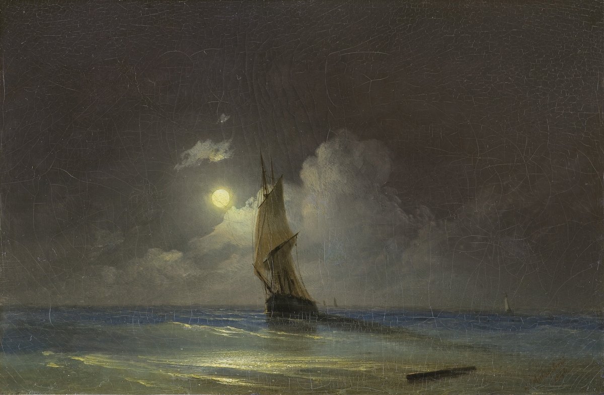 @aivazovski_art Sea Nocturn, 1844