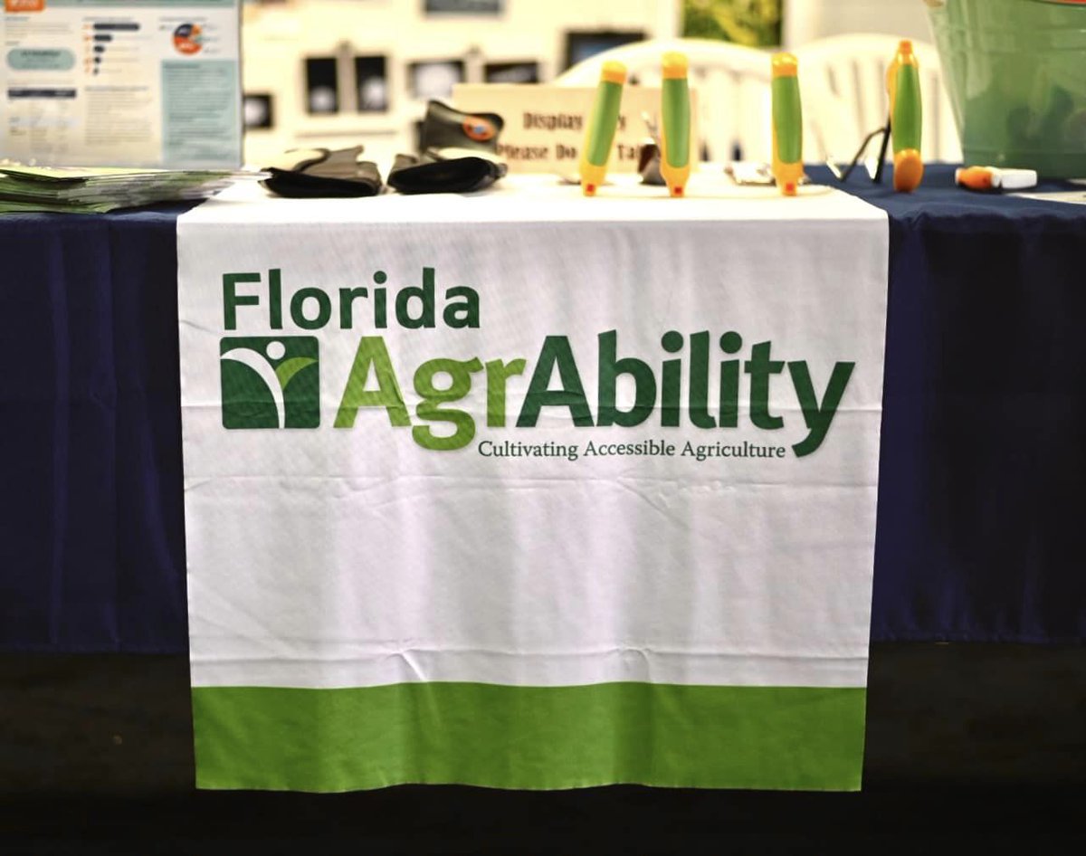 FL_AgrAbility's tweet photo. Come see Florida #AgrAbility today (1/21) and tomorrow (1/22) at the South Florida Fair! Come see us and all that this program has to offer! @UF_IFAS @UF_ABE @IFAS_Extension https://t.co/8DNhOyOe0U