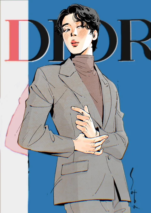 本当にスタイリング最高でした#JIMIN #JIMINxDIOR #BTS #btsfanart 
