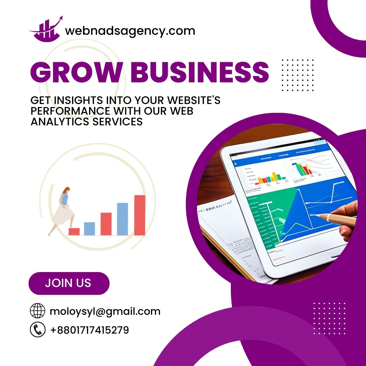 moloysyl's tweet photo. Unlock the full potential of your website with our web analytics services. Get detailed insights and improve your online performance today!
#webanalytics #Business #ecommerce https://t.co/sAx2a73zxF