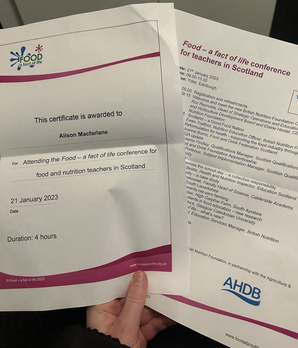 A morning filled with lots of useful information at the Food - a Fact of Life conference for teachers👩🏼‍🍳✏️ <a href="/Foodafactoflife/">Food - a fact of life</a> #FFLconference