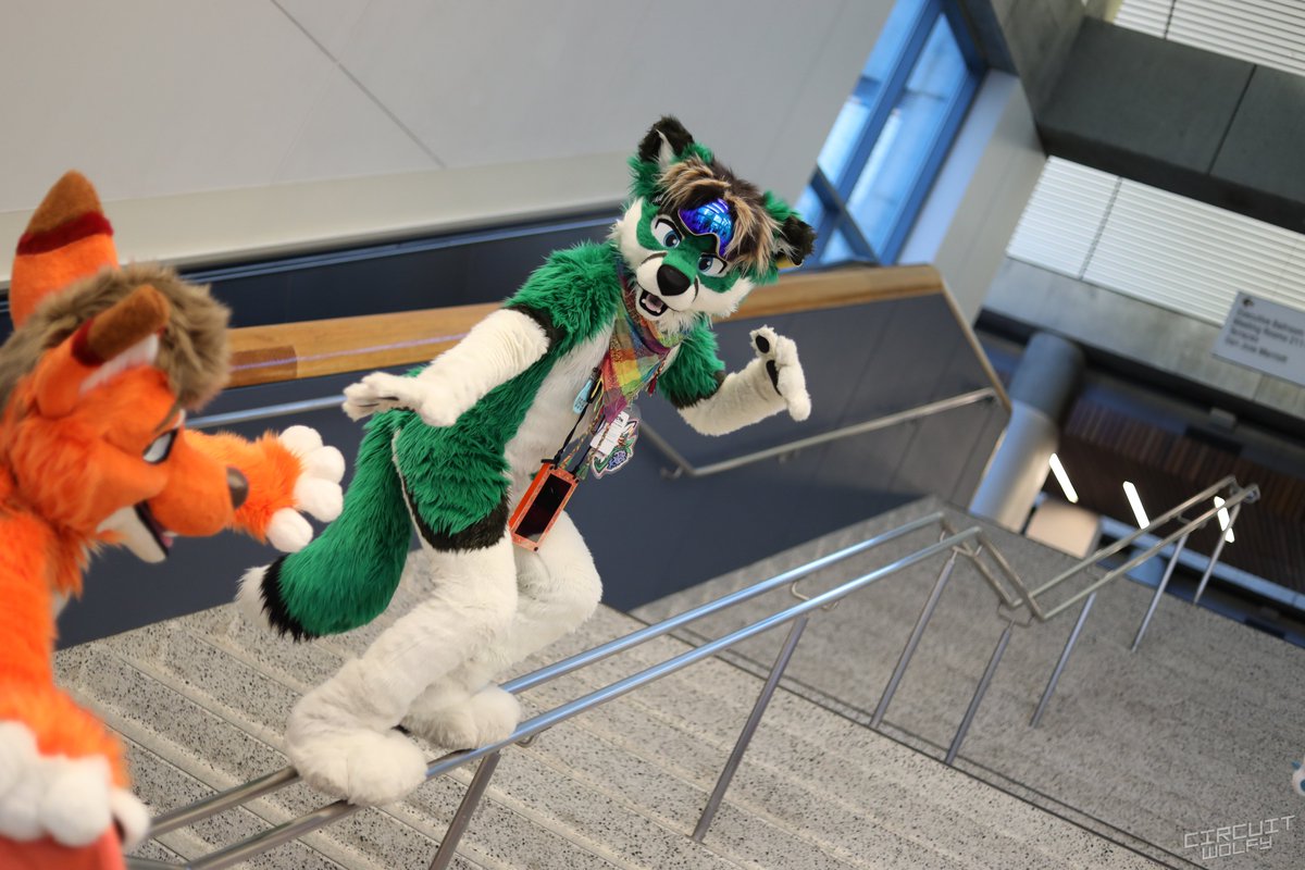 CircuitWolfy's tweet image. Super awesome to finally meet @JibKodi! I always wanted to see him!

📍#FC2023 #FurtherConfusion