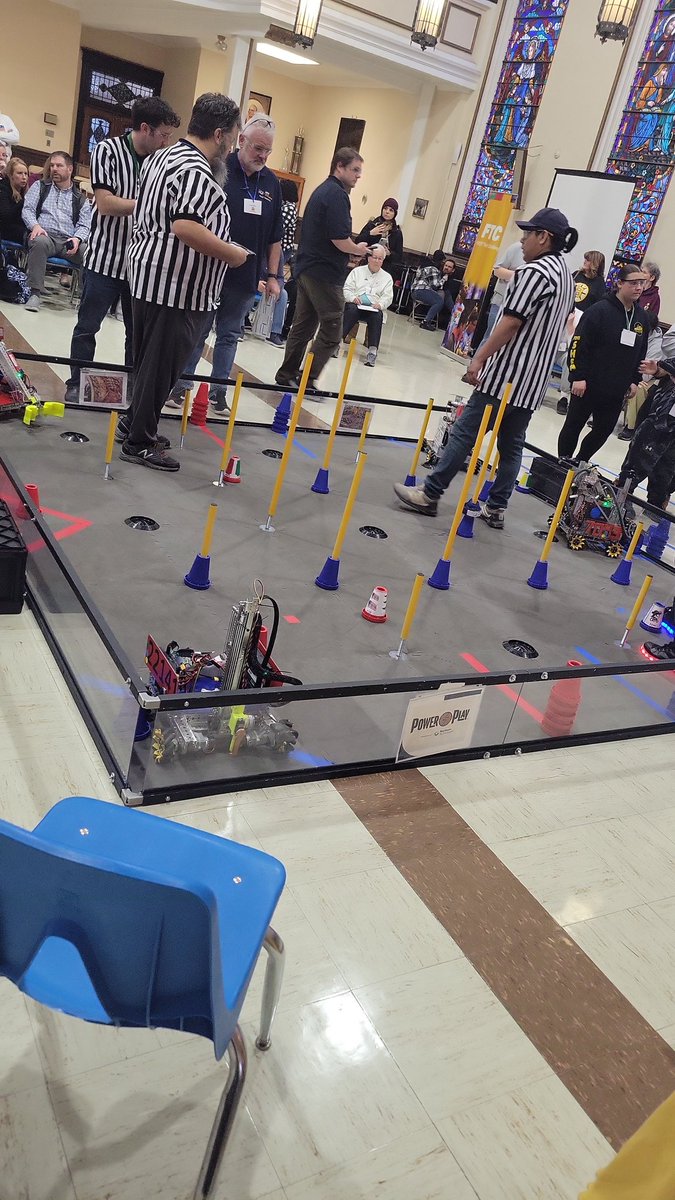 Mezzzaluna1's tweet photo. For those who don't know I emcee and game announce for FIRST Tech Challenge and FIRST Robotics Competition! #omgrobots #RIFTC https://t.co/BEqy4ElWr9