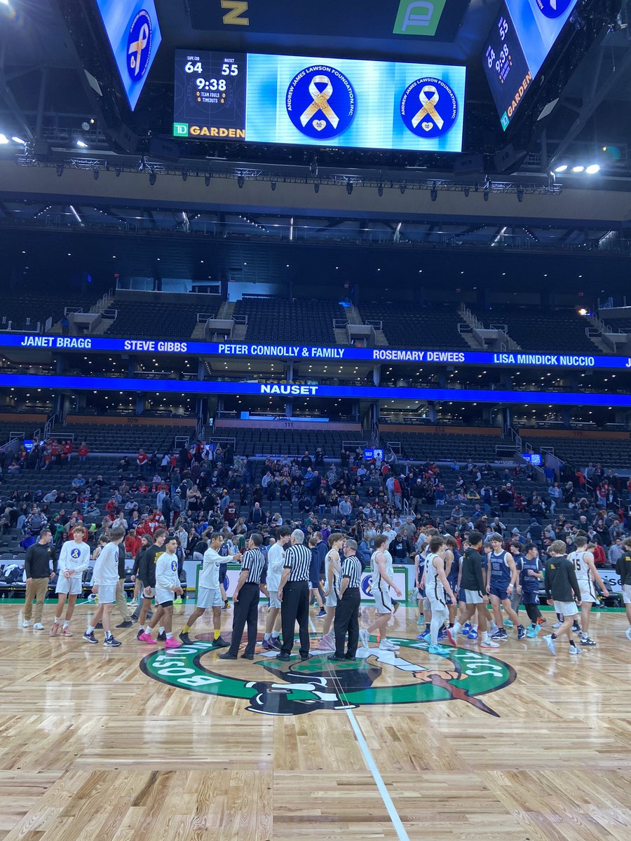 Boys🏀Final
CCA 64
Warriors 55
<a href="/BradJoyal/">Brad Joyal</a> <a href="/sportsCCT/">Cape Cod Times sports</a> <a href="/NausetHoops/">Nauset Boys Basketball</a> <a href="/BostonHeraldHS/">Danny Ventura</a> Great game and fun experience for our program! Thanks Steve Gibbs for putting this event together!