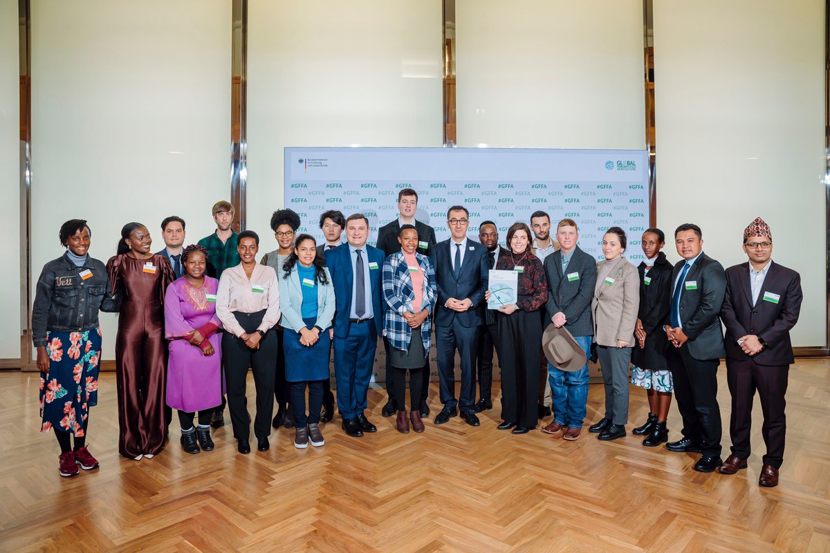 IFAD's tweet photo. "We need young people to help us grow more food while respecting the Earth’s resources. But first, they need your support"

IFAD Rural Youth Advocate @SherrieSilver is at the #GFFA🇩🇪 to call for more investments in rural young people. We can’t transform #FoodSystems without them. https://t.co/jGgagFGHWw