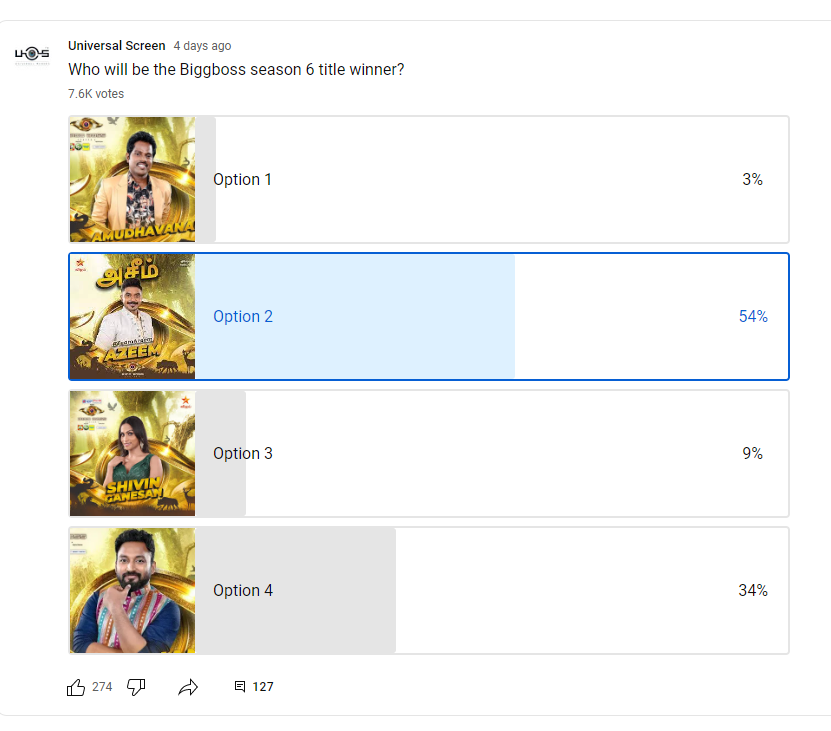 RmR_Kottakkal's tweet photo. #TwitterVotes π«€
Konjam Anga Paaru Kanna ; #YouTubeVote #BiggBossTamil #BiggBossTamil6 #Azeem https://t.co/0w7hQ61jxe