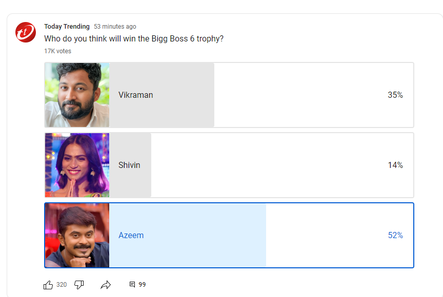 RmR_Kottakkal's tweet photo. #TwitterVotes π«€
Konjam Anga Paaru Kanna ; #YouTubeVote #BiggBossTamil #BiggBossTamil6 #Azeem https://t.co/0w7hQ61jxe