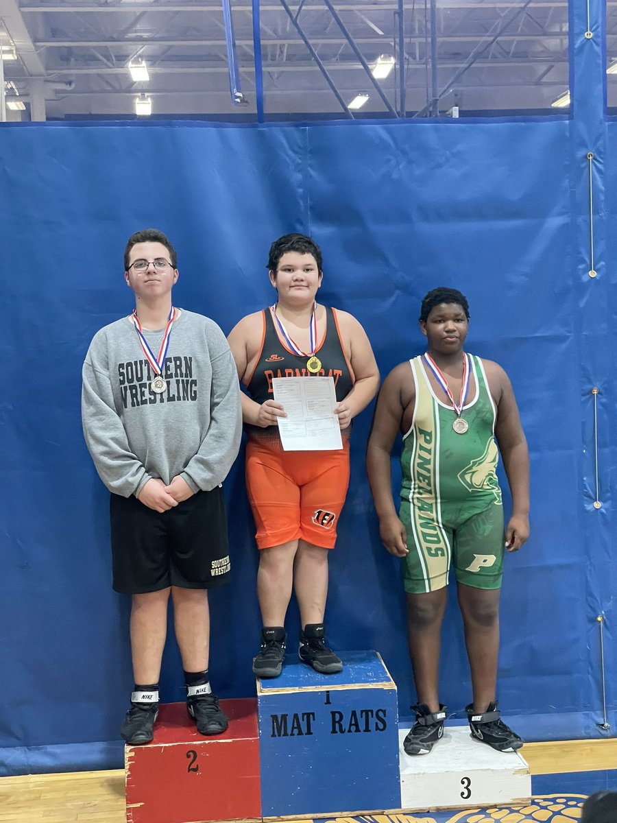 HUGE WINS AT BATTLE OF THE PINES TOURNAMENT!

1st place: Charlie Black, Owen Trombly, Rico Villanueva. 

<a href="/bengalpride67/">John Germano</a> <a href="/ROBMSathletics/">ROBMSathletics</a>