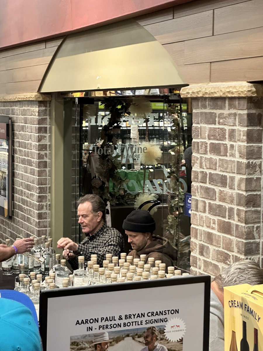 Trying to get to this spot in the line! Save me a bottle! <a href="/BryanCranston/">Bryan Cranston</a>