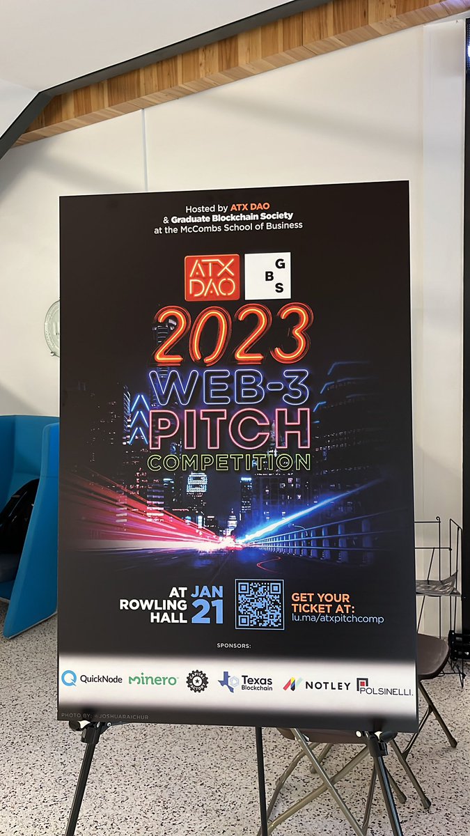 Sam Padilla (@thesampadilla) on Twitter photo Let’s goooo!
Excited to see what the Web3 startup community in Austin is up to!
<a href="/ATXDAO/">ATX DAO</a> <a href="/UT_Blockchain/">Graduate Blockchain Society at McCombs</a>!
Ty to our sponsors <a href="/QuickNode/">QuickNode</a> <a href="/CapitalFactory/">Capital Factory ⚙️</a> <a href="/NotleyVentures/">notleyventures</a> <a href="/Polsinelli/">Polsinelli</a> Minero and Texas Blockchain! Let’s goooo!
Excited to see what the Web3 startup community in Austin is up to!
<a href="/ATXDAO/">ATX DAO</a> <a href="/UT_Blockchain/">Graduate Blockchain Society at McCombs</a>!
Ty to our sponsors <a href="/QuickNode/">QuickNode</a> <a href="/CapitalFactory/">Capital Factory ⚙️</a> <a href="/NotleyVentures/">notleyventures</a> <a href="/Polsinelli/">Polsinelli</a> Minero and Texas Blockchain!