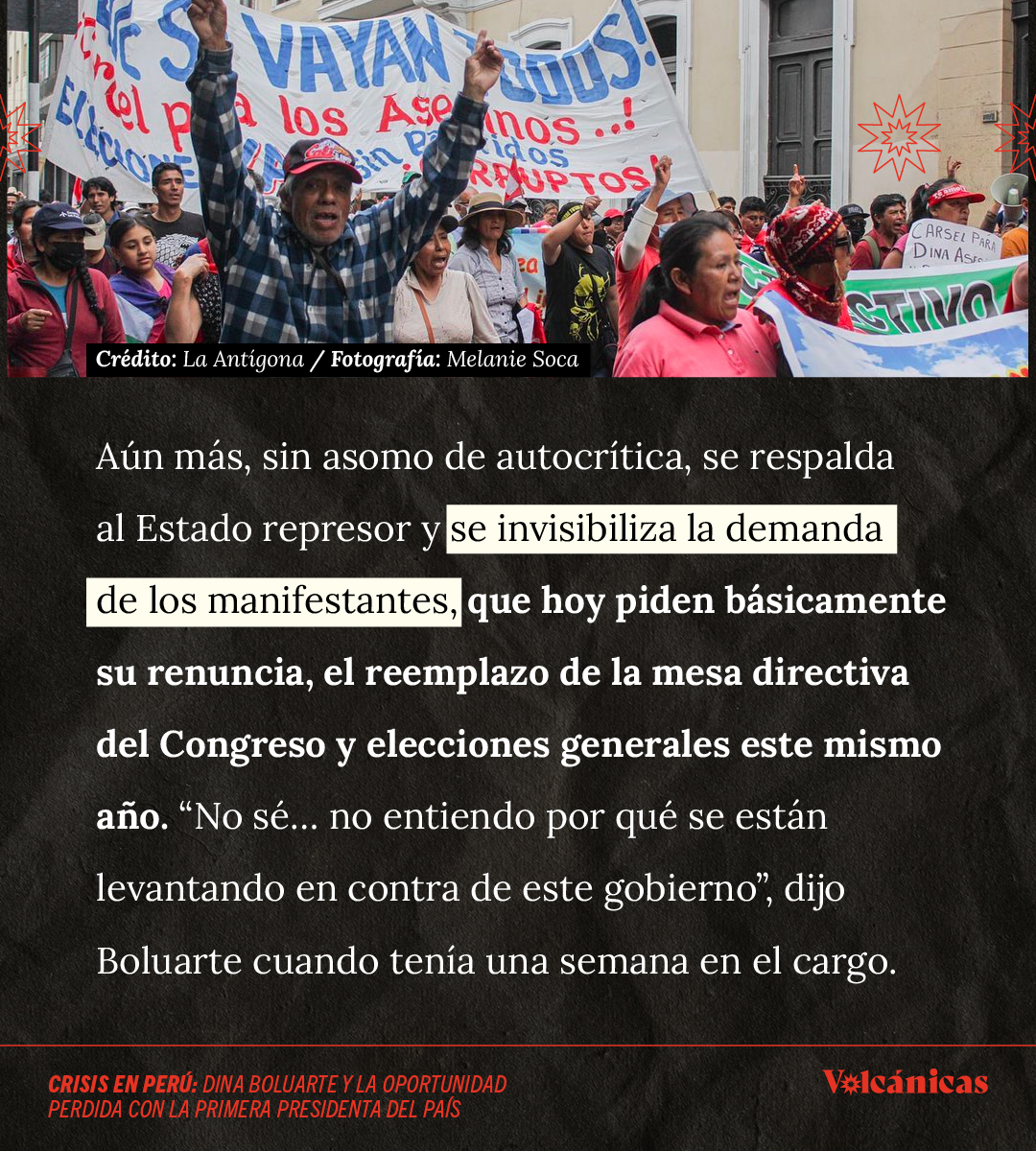 VolcanicasRev's tweet photo. 🇵🇪 Algunas claves para leer la crisis en Perú y el gobierno de Dina Boluarte 👇🏽 https://t.co/FlBxM9APcI