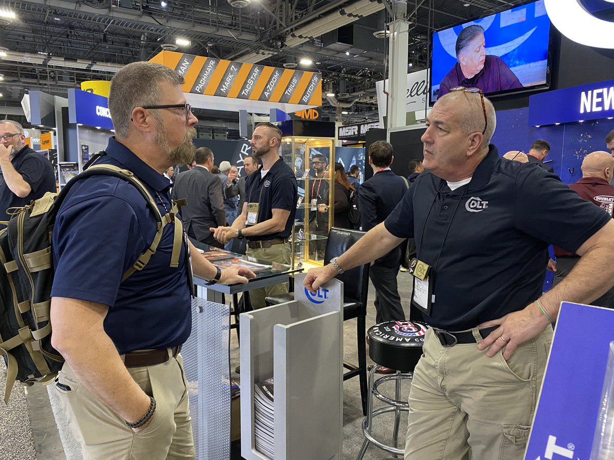 studentofthegun's tweet photo. Well we came, we saw, we kicked some ass, and now it’s time to hit the trail. During this trip we talked to some awesome people, had some great times, and were reminded why #SHOTshow exists. Until next year #SOTG #Blackhawk #Colt #TalkingLead #PowerTac #BlackHillsAmmo https://t.co/dXVUUzvLSH