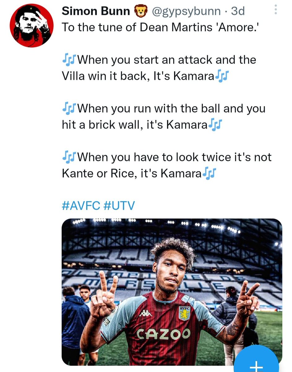 gypsybunn's tweet photo. Did any of the Jhon Duran or Kamara chants make it to the stands today? Great 3pts btw. Up the Villa. #AVFC #UTV #emry #SOUAVL https://t.co/0YLj9WE2fZ