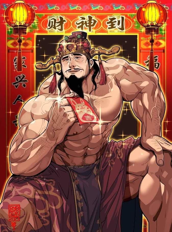 MuscleJacking's tweet photo. Happy Chinese New Year to all you muscle addict friends &amp; followers. More roided muscles to cum. https://t.co/ySWIscrN5v