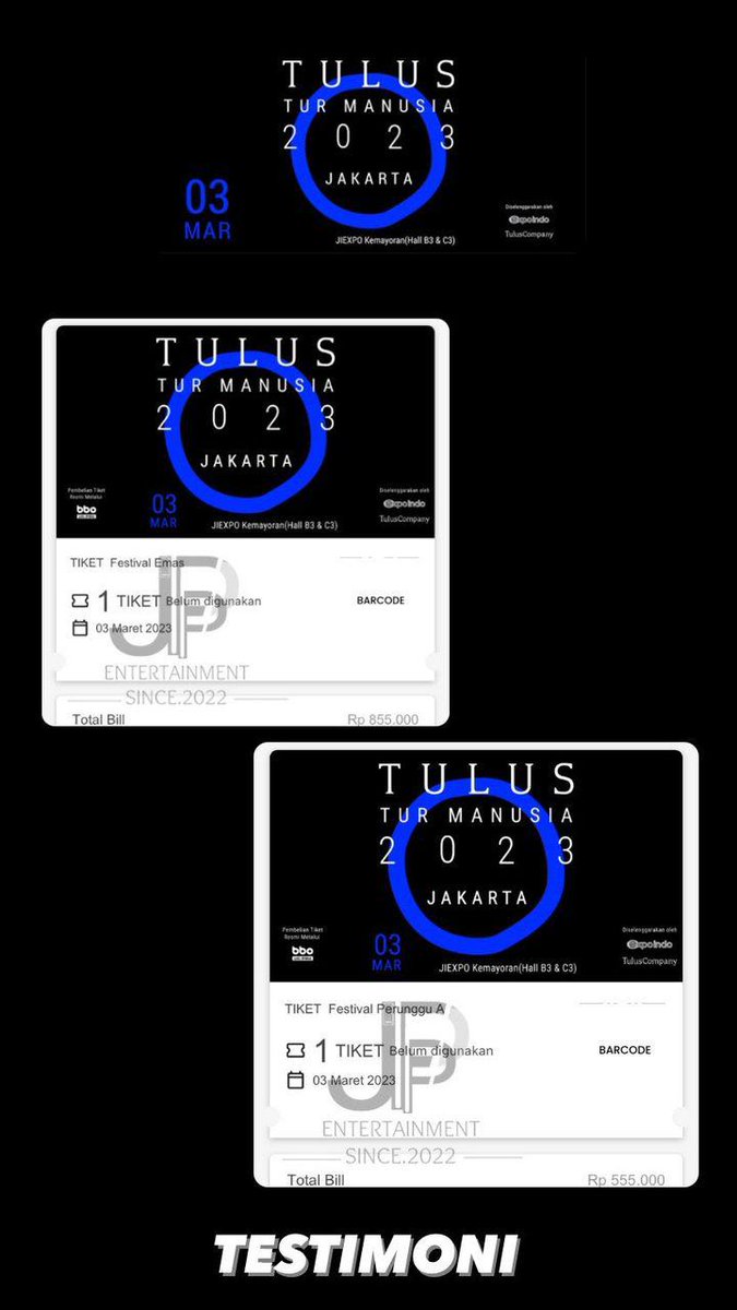 jppjastip's tweet photo. [TESTIMONI]
•TULUS TUR MANUSIA 2023 IN JAKARTA•

Thankyouuuu and enjoy the concert🤍 https://t.co/tmjtQ66fa7