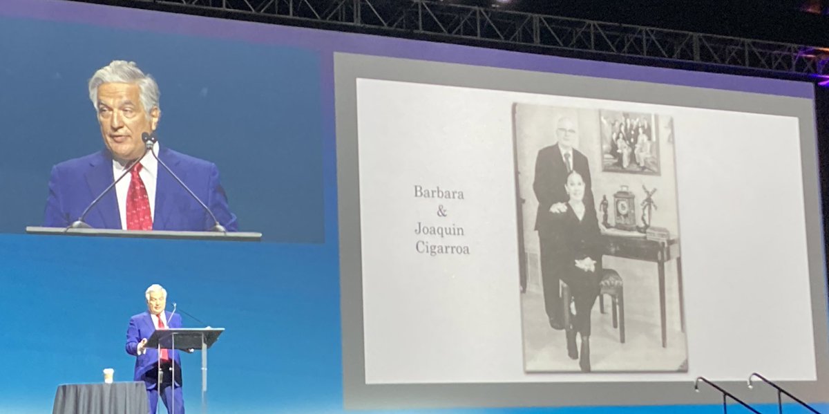 /2 #STS2023 @STS_CTsurgery 

Dr #FranciscoCigarroa shares his personal family #history of ancestors from #Mexico 

Central role of #mothers & #women in #PathwayToExcellence 

@LatinoSurgery @UTHealthSA @UTHealthSA_CTS @tssmn @utrgv