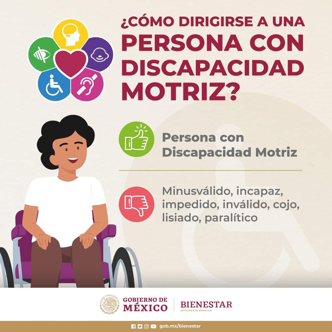 #TipsBienestar ❤️
#PensiónDiscapacidad 👩🏼‍🦽🧑🏽‍🦯🧏🏽‍♀️
#Inclusión