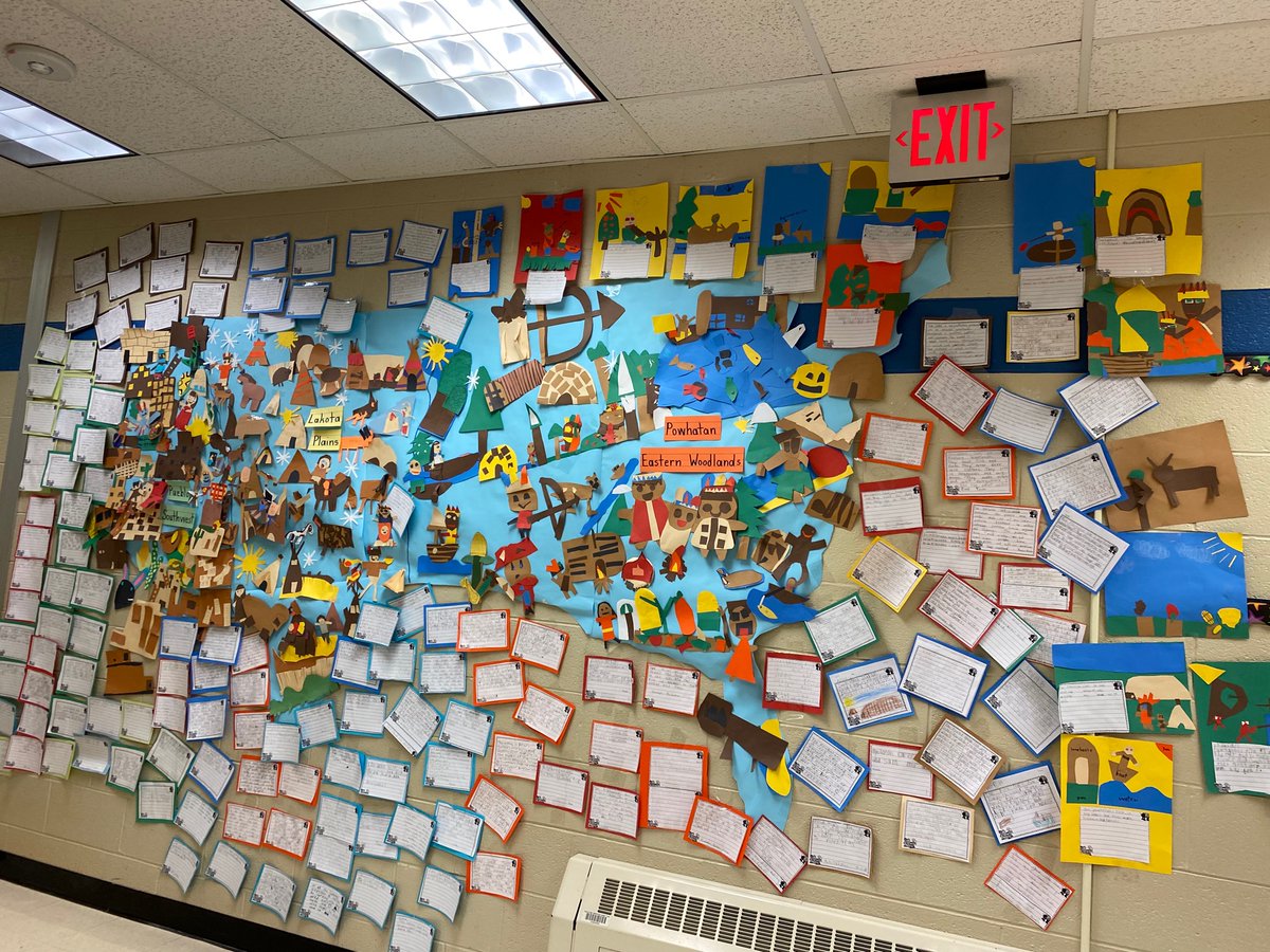 The 2nd grade students created artifacts and wrote what they learned about the Powhatan, Lakota and Pueblo. 
Our Native American Unit of Study was a huge success! <a href="/centreridgees/">Centre Ridge Rams</a>