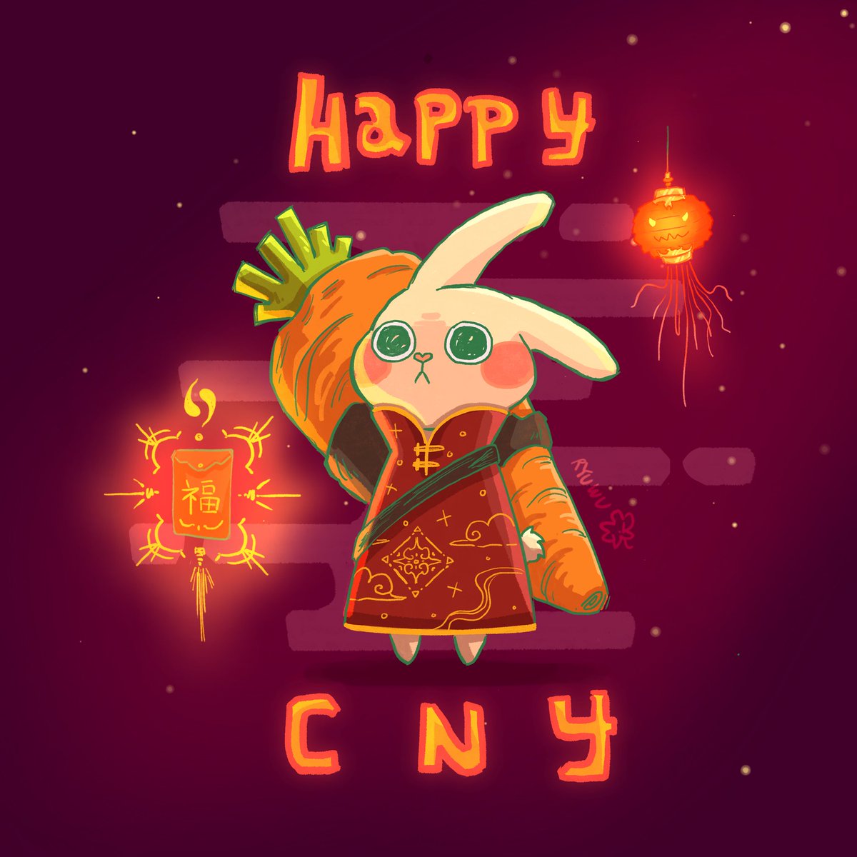 ryuukzy's tweet photo. Happy CNY bois. 🧧🐇
Good luck. •___•

#rabbit #ArtistOnTwitter #commissionsopen #CNY2023 #YearOfTheRabbit https://t.co/DcxxMYHxm9
