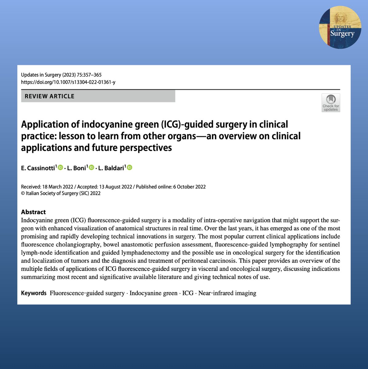 Updates in Surgery tweet media