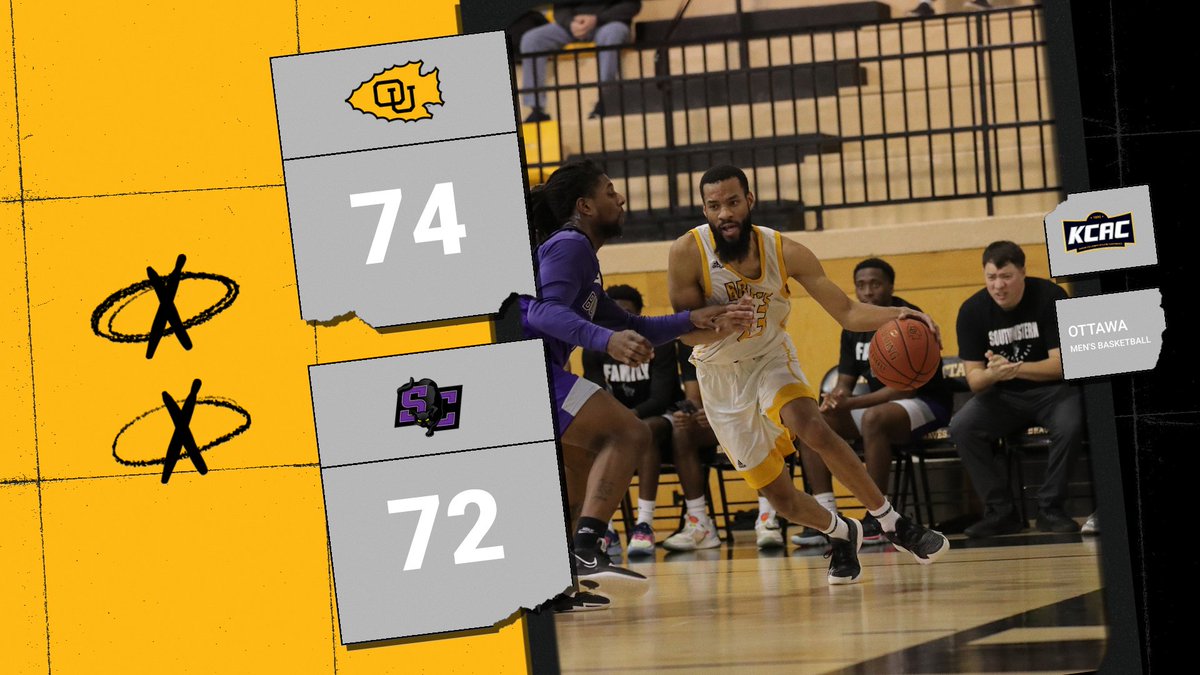 .<a href="/braveshoops/">Ottawa Men's Hoops</a> upsets no. 4 <a href="/buildersports/">Southwestern College Moundbuilders</a>, 74-72, in Wilson Field House. Tristen Hull leads the Braves with 21 points. Deondre Buggage scores 13 and <a href="/ty_bland21/">Ty🎢</a> finishes with 12 points. OU travels to McPherson on Monday (1/23). #BraveNation #KCACscores