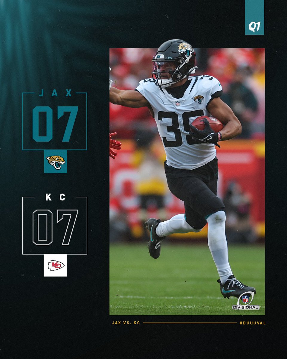 Jaguars's tweet photo. Even after one.

#JAXvsKC | #IWATJ https://t.co/zTuzzKHpJQ