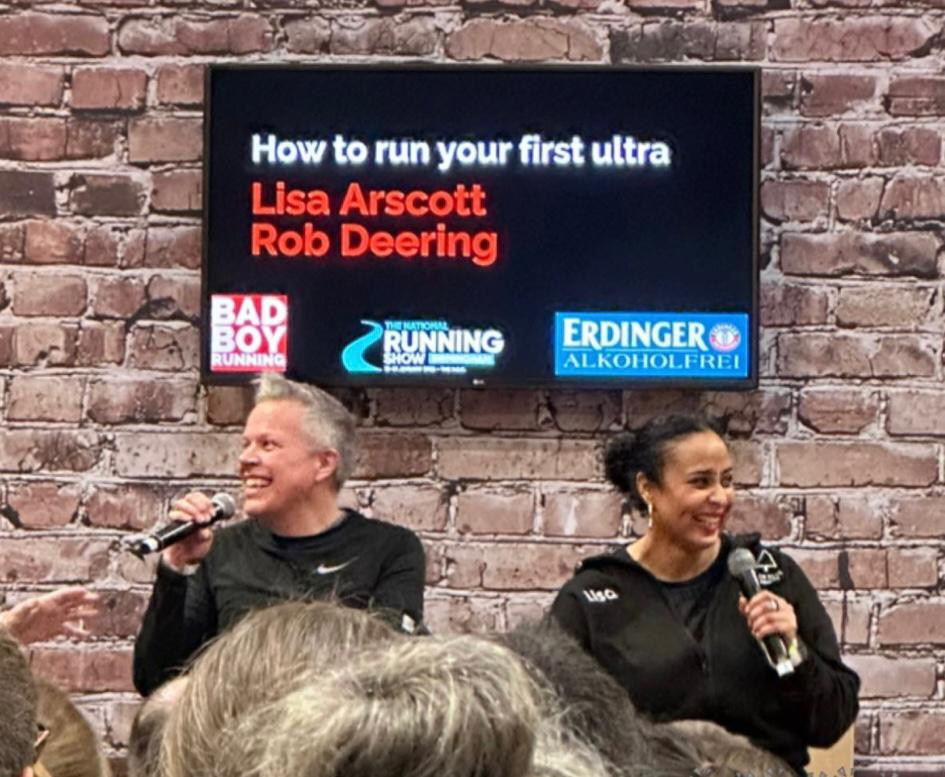 cobsrc1's tweet photo. Big well done to COBS coach Lisa giving a great talk at @nationalrunshow alongside @DeeringRob today based on her experience on completing three ultramarathons last year 👏👏👏

#nationalrunningshow #running #birminghamuk https://t.co/k8T6fGduNz