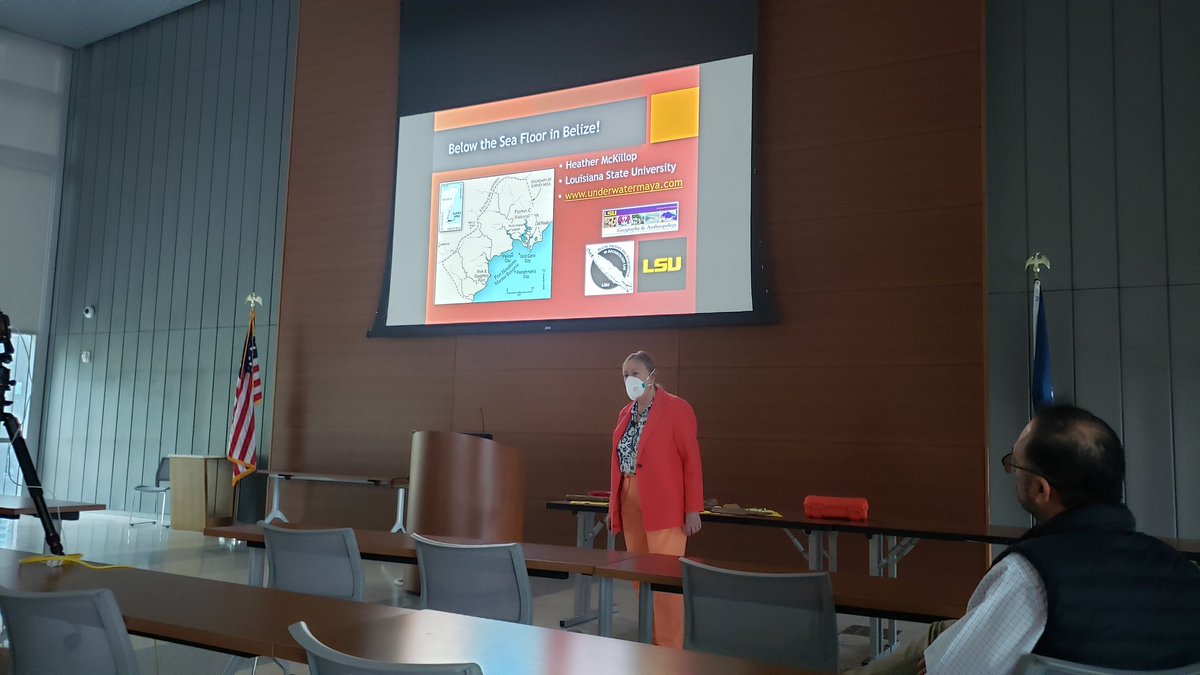 @underwatermaya gave a great presentation on her research on Maya salt production at the @ebrpl as part of their #sciencesaturday talks.