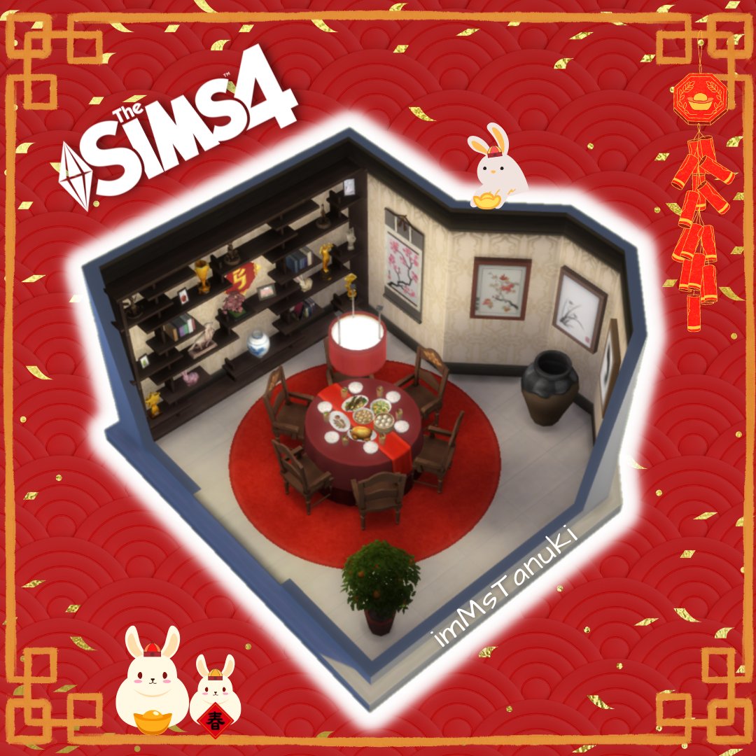 imMsTanuki's tweet photo. Happy Chinese New Year๏ผ
Wishing Everyone get Peace, Joy, Happiness, Prosperous & Health in this Year!
Hope you will like it!
Gallery ID: imMsTanuki
5x5 Room Challenge Host by @honeymaysims
#thesims4 #honeymaystreamshell #ShowUsYourBuilds #immstanuki #dining #CNY2023 #CNY https://t.co/EwBiAjXHXJ