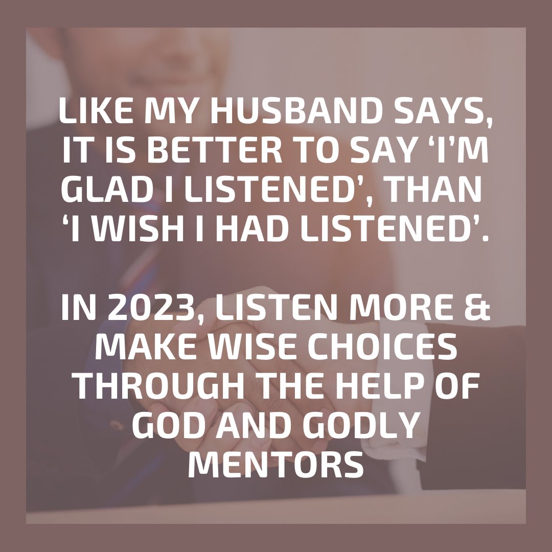 The thing is, at some point in our lives, we may say one of these statements…I pray it will be more of the former…
#wisewords #maximumimpact