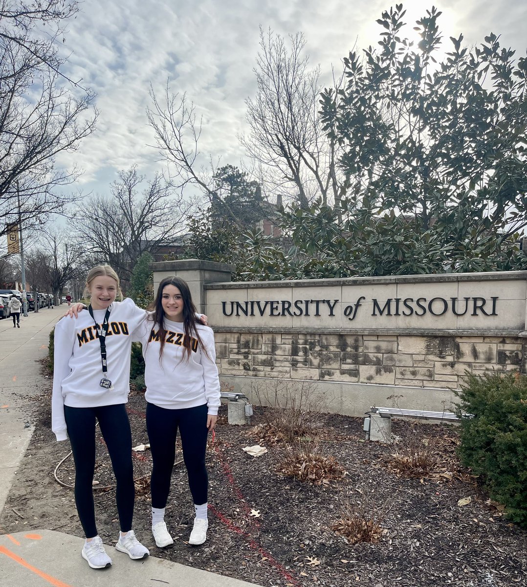 Enjoying the campus! <a href="/MizzouSoftball/">Mizzou Softball</a> Camp starts tomorrow!