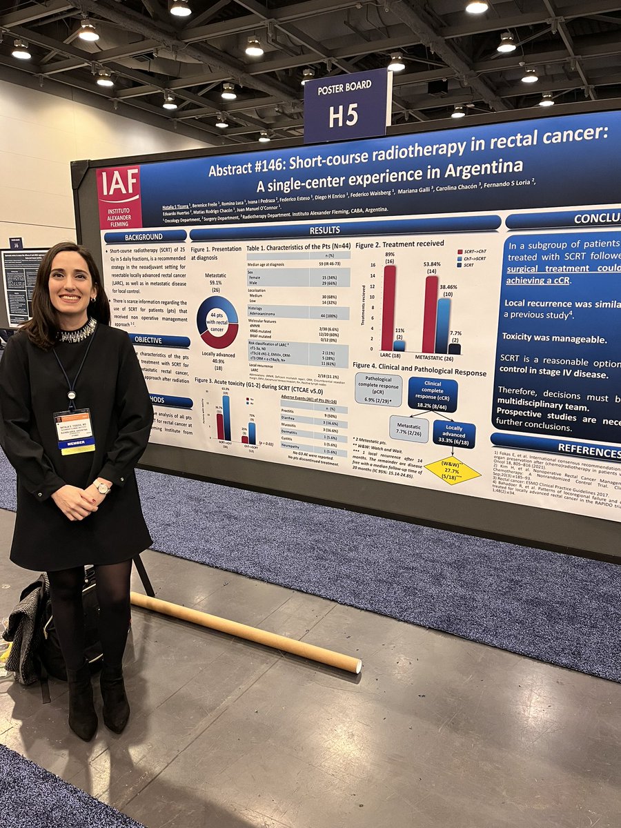 So proud of our young GI rising star @tisseranatalia1 first time in #GI23 Thanks <a href="/GIcancerDoc/">Tanios Bekaii-Saab, MD</a> <a href="/Federico_Esteso/">Federico Esteso</a> <a href="/rominaluca2/">rominaluca</a> <a href="/guiller89098697/">guillermo Mendez</a>  <a href="/EileenMOReilly/">Eileen M O’Reilly</a> and <a href="/GABOUALFA/">Ghassan Abou-Alfa</a> for support 😊🙌