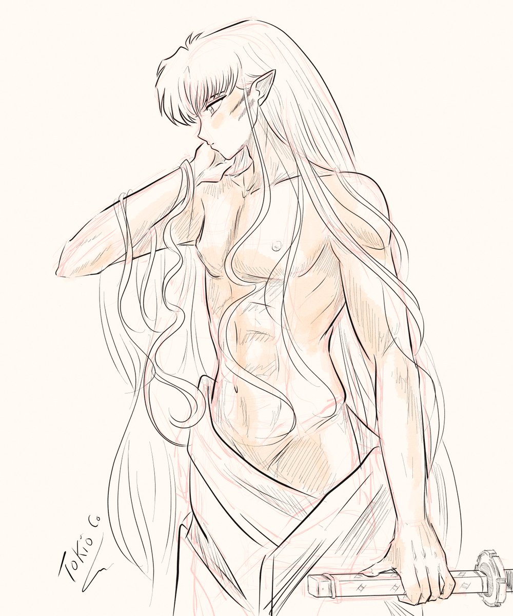 Tokiocristal's tweet photo. El David de Rumiko Takahashi

#sesshomaru https://t.co/PjZZeyFIbL
