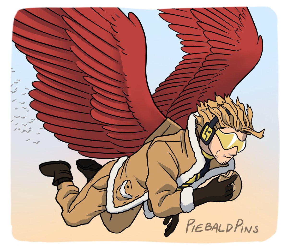 HC that local birds beef with Hawks for control of the airspace