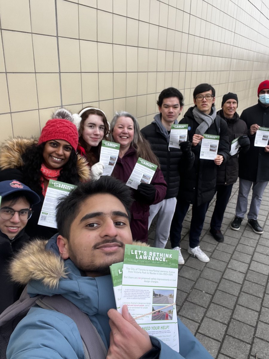 Law_Prospect's tweet photo. Thanks to everyone for coming out to help drop off our remaining flyers today. 

This is only our first step of making Lawrence a better street for all. https://t.co/wIE734ksTv