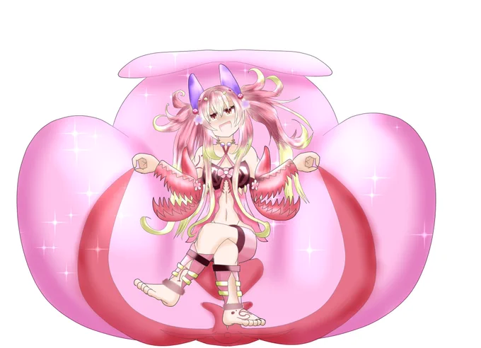 おはなのねーん!今回はランカの蟲惑魔よーん!明日は別のイラストを描くので続きは明後日ー!後2人!後2人! 