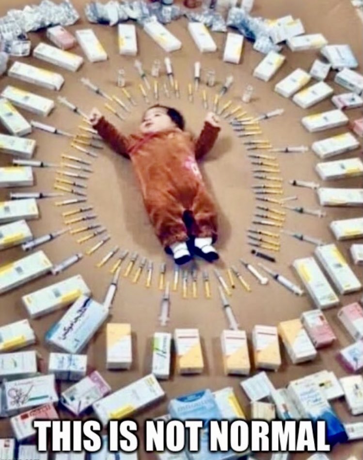 CountryGirlAt12's tweet image. This is not normal. 💉