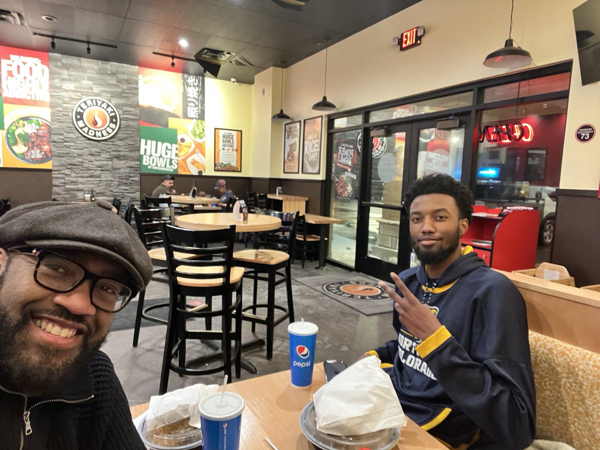 CorwinMelvin's tweet photo. Made it to Colorado to see my guy @JaMelvin_ and now I am happy!
#TeamMelvin
#GoUNCBears🐻 https://t.co/VzuxbKyL9k