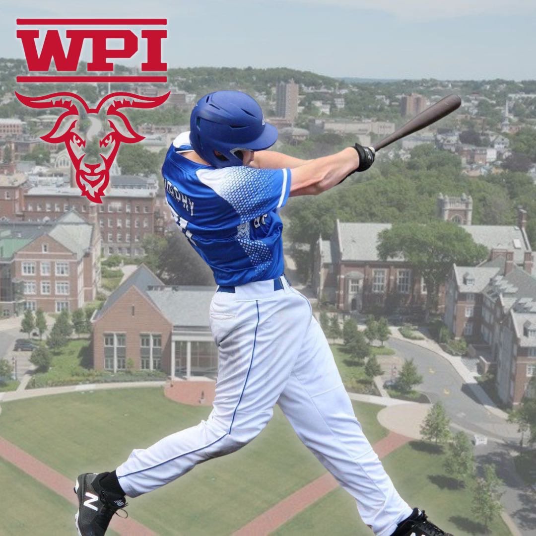 I am excited to announce that I will be continuing my academic and baseball career at Worcester Polytechnic Institute. Thank you to all the family, friends and coaches who have supported me. #goatnation @DirtyTBaseball @Super_Cali1 @Coach_BBourque @ECEaglsBsb