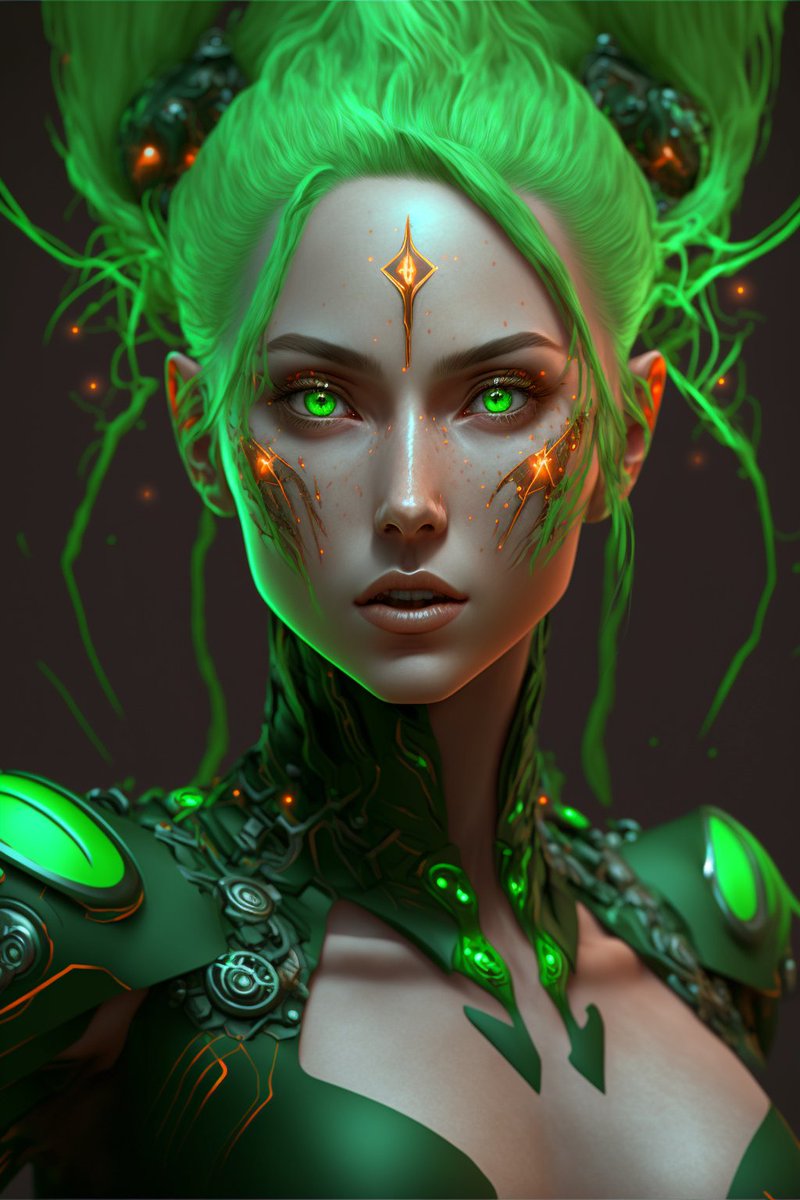 Akamotonft's tweet photo. Adalyn the Creator 💚
Welcome to Arcanea – a world of digital art and imagination brought to life through NFTs.
Creating with #Midjourney #NFT #digitalart #blockchain #Arcanea
#NFTcollectors #NFTart #cryptoart #fantasyart #imagination #fantasy #NFTcommunity #NFTs https://t.co/j6m62tETf0