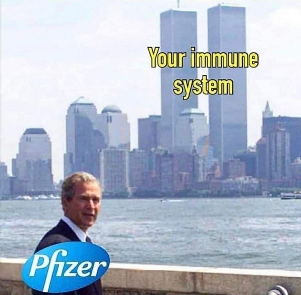 911Gene's tweet image. Pfizer was in on the inside jab of the controlled demolition of your immune system. #Foreknowledge