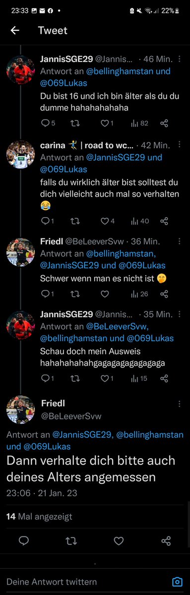 Dringende Block Empfehlung für alle dieser Typ ist einfach Peinlich @JannisSGE29 hat hier nichts zu suchen gerne weiterteilen