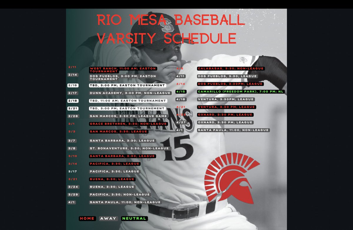 Rio Mesa Baseball tweet media